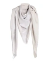 Givenchy Woman Scarf Grey Size - Silk, Cotton In Gray