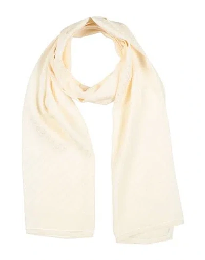 Givenchy Woman Scarf Ivory Size - Silk In White