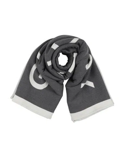 Givenchy Woman Scarf Lead Size - Wool, Silk In Grey