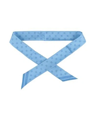 Givenchy Woman Scarf Light Blue Size - Silk