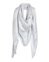 Givenchy Woman Scarf Light Grey Size - Silk In Gray