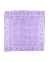 Givenchy 4g All-over Silk Scarf In Purple