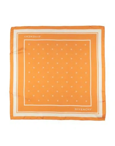 Givenchy Woman Scarf Orange Size - Silk