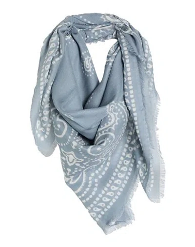 Givenchy Woman Scarf Pastel Blue Size - Modal, Cashmere
