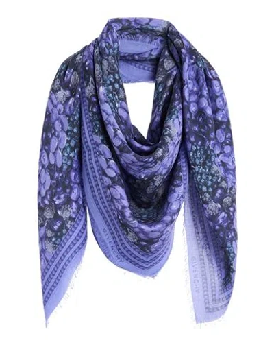 Givenchy Woman Scarf Purple Size - Modal, Cashmere