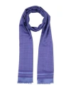 Givenchy Woman Scarf Purple Size - Silk, Cotton
