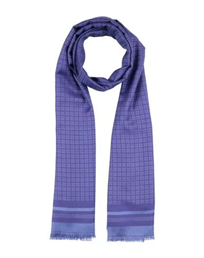 Givenchy Woman Scarf Purple Size - Silk, Cotton