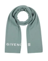 Givenchy Woman Scarf Sage Green Size - Wool In Blue