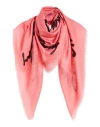 Givenchy Logo-print Silk Scarf In Salmon Pink