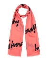 Givenchy Logo-print Silk Scarf In Salmon Pink