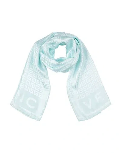 Givenchy Woman Scarf Sky Blue Size - Silk