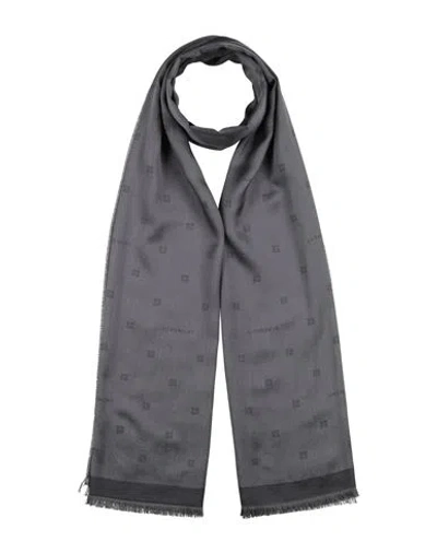 Givenchy Woman Scarf Slate Blue Size - Silk, Cotton