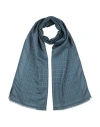 Givenchy Woman Scarf Slate Blue Size - Silk, Wool
