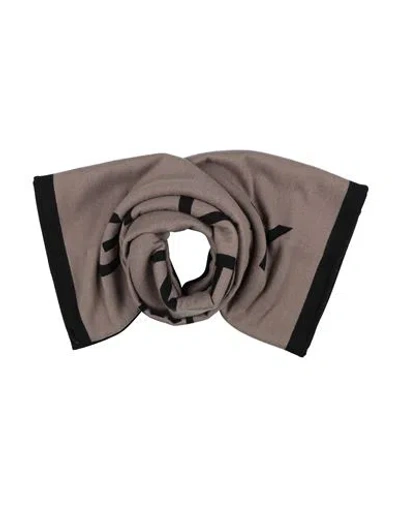 Givenchy Woman Scarf Taupe Size - Wool, Silk In Grey