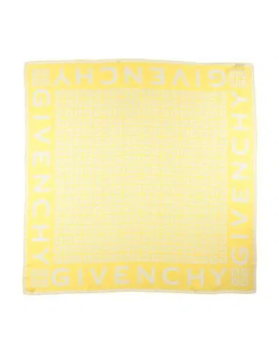 Givenchy Woman Scarf Yellow Size - Silk