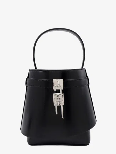 Givenchy Woman Shark Lock Woman Black Bucket Bags