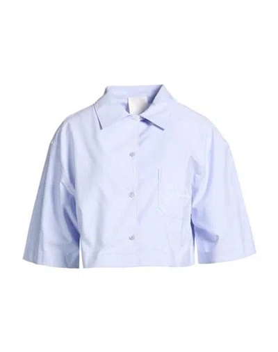 Givenchy Woman Shirt Light Blue Size 6 Cotton