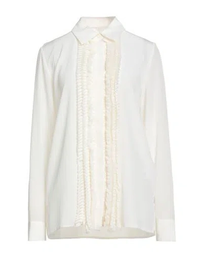 Givenchy Woman Shirt Off White Size 4 Silk