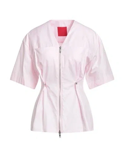 Givenchy Woman Shirt Pink Size 2 Cotton
