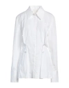 Givenchy Poplin Wrap Shirt In White