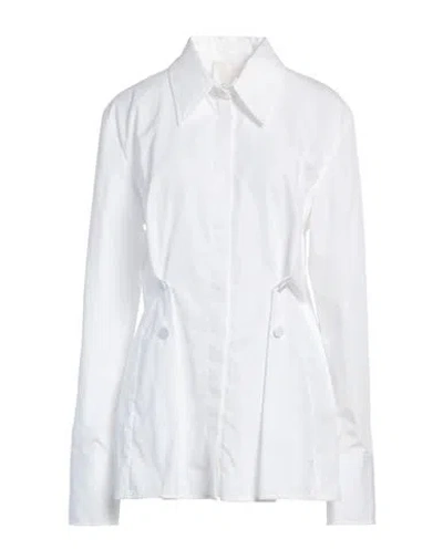 GIVENCHY GIVENCHY WOMAN SHIRT WHITE SIZE 6 COTTON