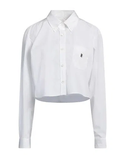 Givenchy 4g Cropped Shirt In White