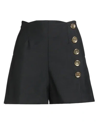Givenchy Woman Shorts & Bermuda Shorts Black Size 8 Wool, Mohair Wool