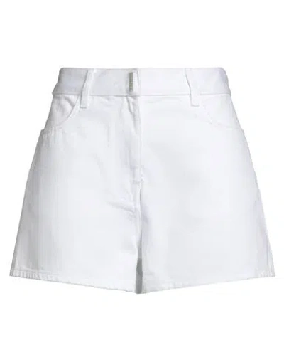 Givenchy Woman Shorts & Bermuda Shorts White Size 10 Cotton, Polyester