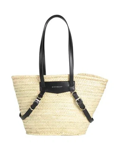Givenchy Woman Shoulder Bag Beige Size - Straw In Sand