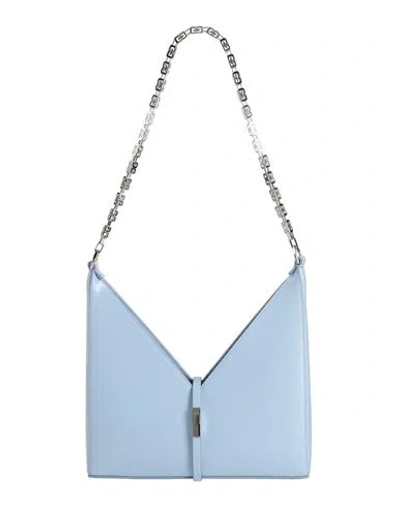 Givenchy Woman Shoulder Bag Light Blue Size - Calfskin In Blue