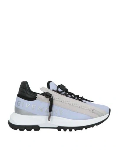 Givenchy Woman Sneakers Lilac Size 6 Polyester, Polyamide In Blue