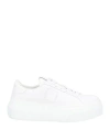 Givenchy City Leather Platform Sneakers In White