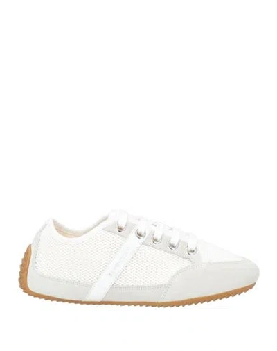 Givenchy Woman Sneakers White Size 6 Polyamide, Elastane