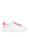 GIVENCHY GIVENCHY WOMAN SNEAKERS WHITE SIZE 7 CALFSKIN