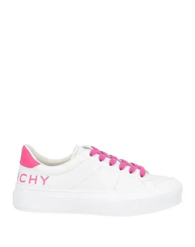 Givenchy Woman Sneakers White Size 8 Calfskin
