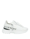 Givenchy Spectre Zip Runners Leather Sneakers In White