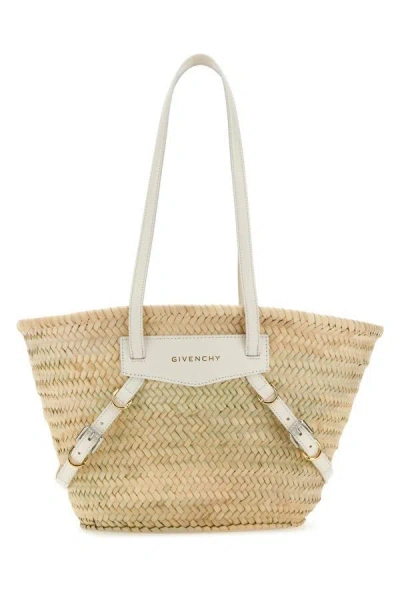 GIVENCHY GIVENCHY WOMAN STRAW SMALL VOYOU BASKET SHOPPING BAG