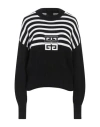Givenchy Woman Sweater Black Size L Viscose, Wool, Cotton In Black