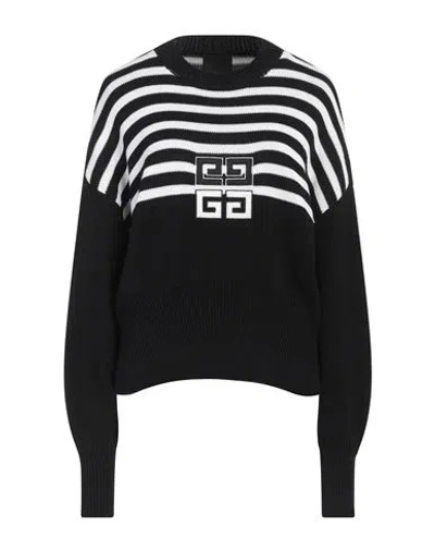 Givenchy Woman Sweater Black Size L Viscose, Wool, Cotton