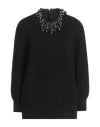 Givenchy Woman Sweater Black Size M Wool, Cashmere, Glass, Brass, Polyester