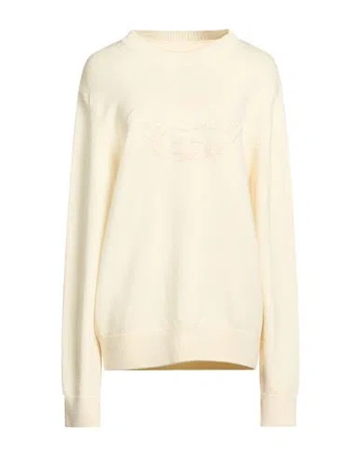 Givenchy Woman Sweater Ivory Size L Wool In Neutral