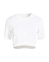 Givenchy Woman Sweater Off White Size M Viscose, Polyamide, Polyester
