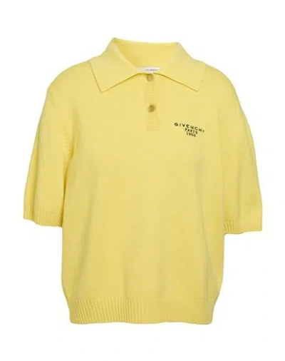Givenchy Woman Sweater Yellow Size M Wool, Cashmere