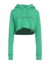 Givenchy Woman Sweatshirt Green Size S Cotton