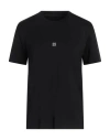 Givenchy 4g Logo Crewneck T-shirt In Black