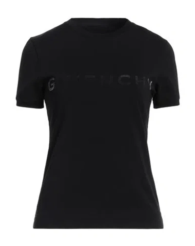 Givenchy Woman T-shirt Black Size L Cotton, Elastane