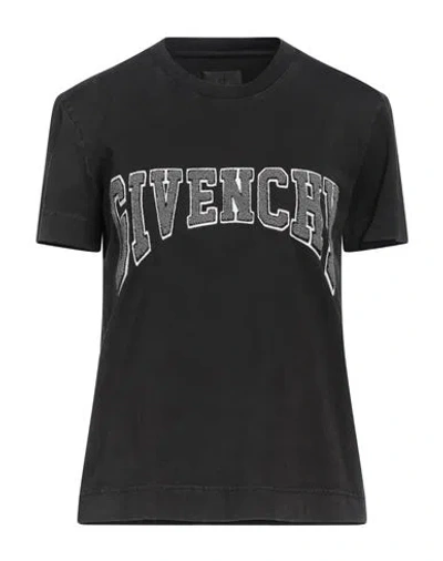 Givenchy Woman T-shirt Black Size M Cotton