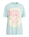 Givenchy Woman T-shirt Light Green Size M Cotton