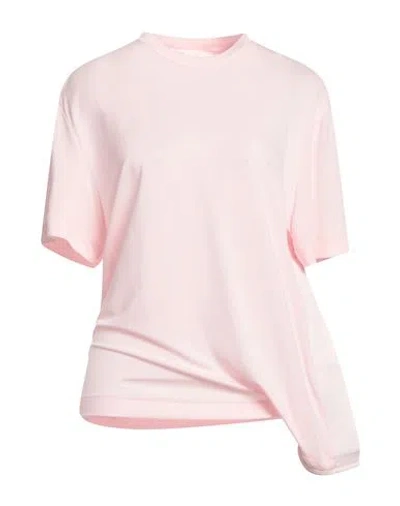 Givenchy Woman T-shirt Light Pink Size 6 Viscose, Polyamide, Cotton, Elastane