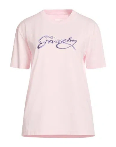 Givenchy Woman T-shirt Light Pink Size S Cotton